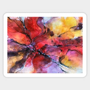 Nature 0412 abstract watercolor Sticker